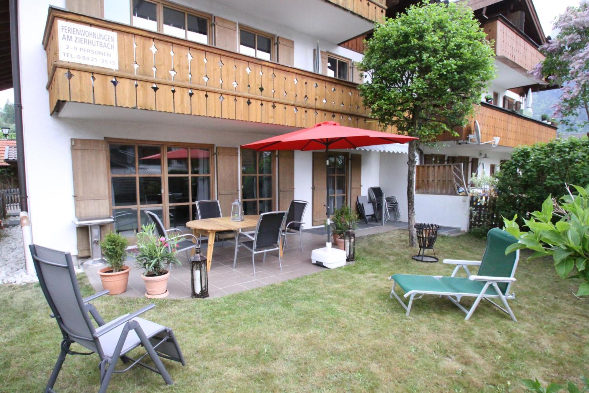 Ferienwohnung Am Zierhutbach Kranzberg ミッテンヴァルト エクステリア 写真